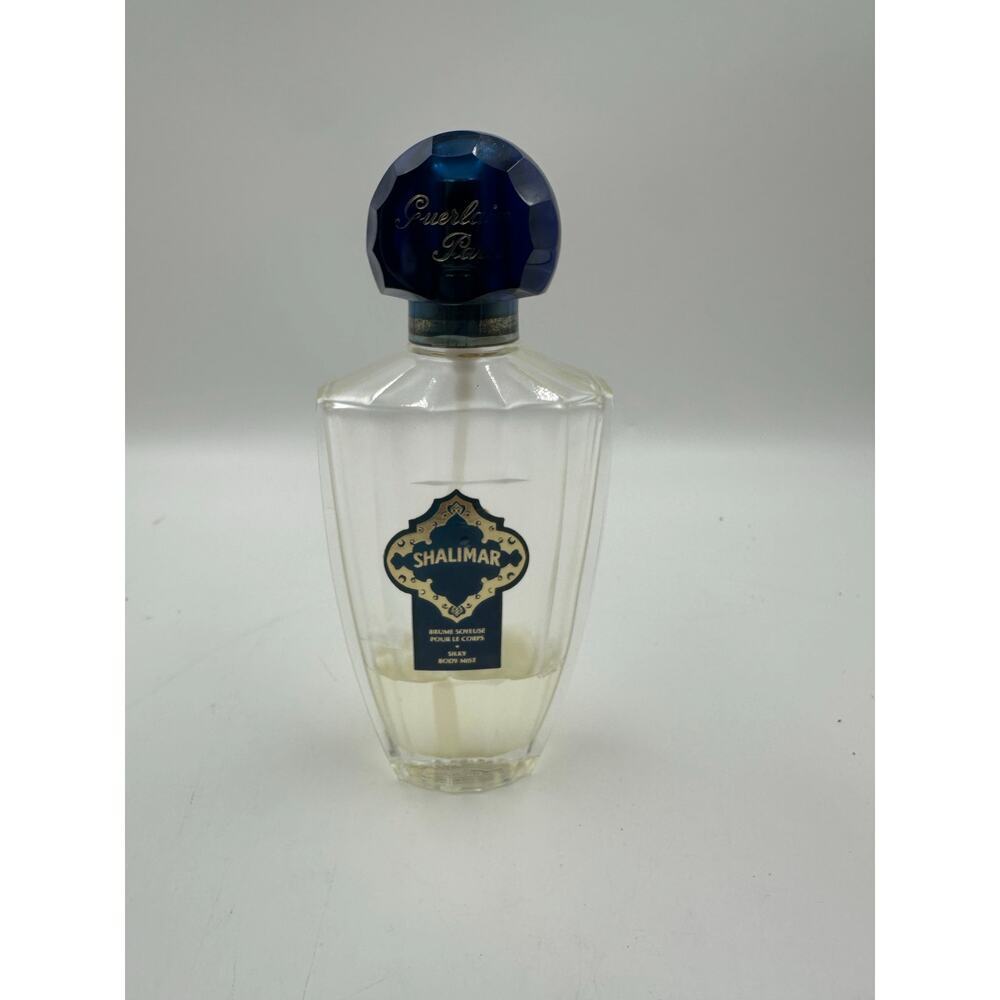 Vintage Shalimar Eau De Toilette Guerlan Paris sliky body mist 25% Full